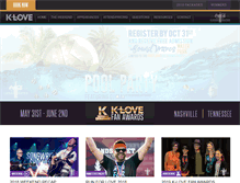 Tablet Screenshot of klovefanawards.com